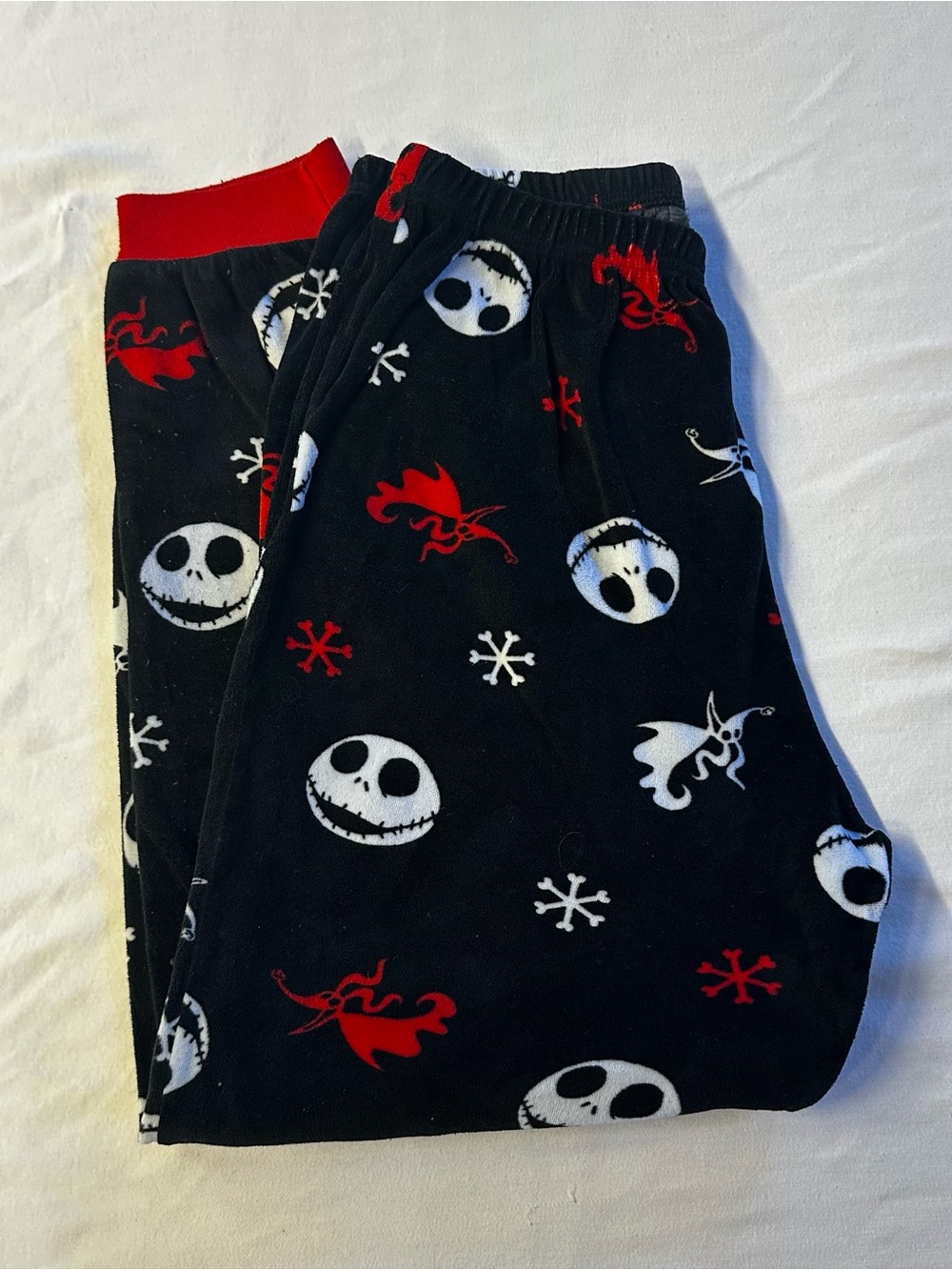 Kids Jack Skellignton Print Pajama Pants